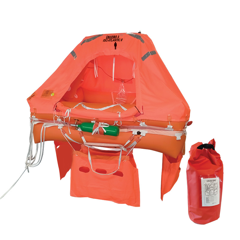 [] LALIZAS ISO ATLANTIC II PG Liferaft 6C >24h, grab bag image
